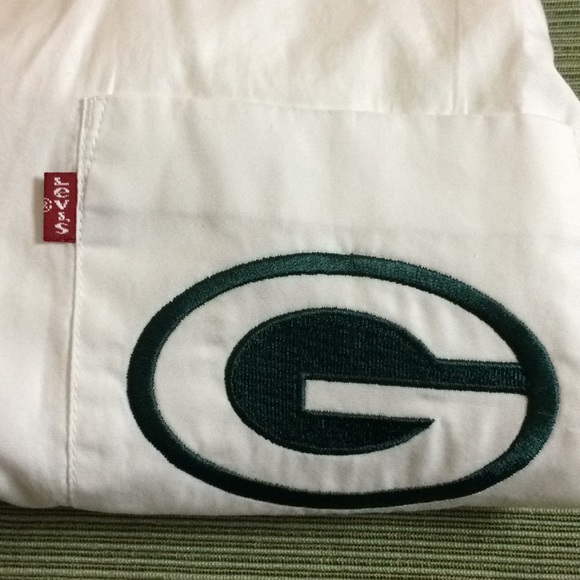 NFL GREEN BAY PACKERS LEVIS SHIRT NEW WITH TAGS - Picture 3 of 8